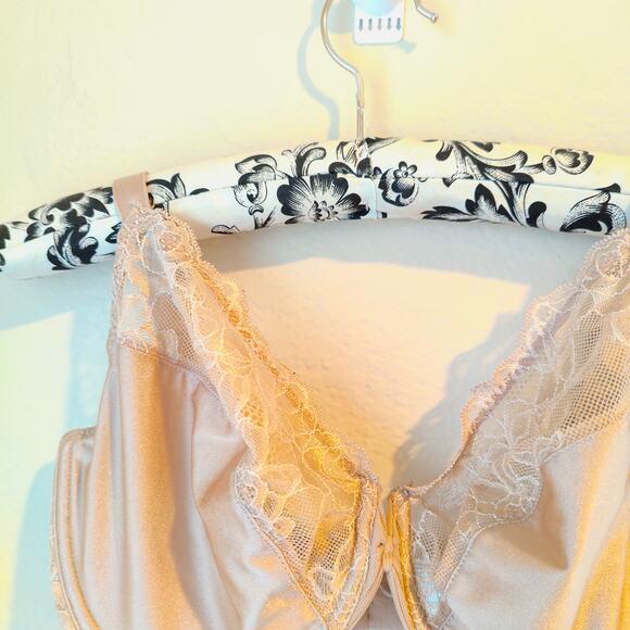 Wacoal 34DD/ 34E Beige Tan Nude Lace Soft Cup Underwire Bra Intimate Lingerie - Picture 6 of 6